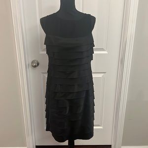 New Directions Dress Sheer Top Ruffled/Layered